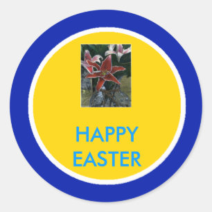 Sticker Rond !UCreate Happy Easter