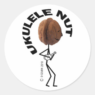 Sticker Rond Ukulele Nut