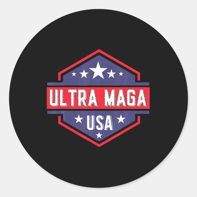 Sticker Rond Ultra MAGA 47 (Devant)
