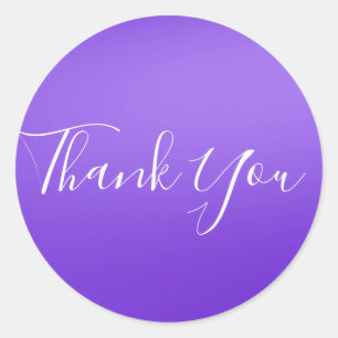Sticker Rond Ultra Violet Violet Foncé Brillant Luxueux Chic Gl
