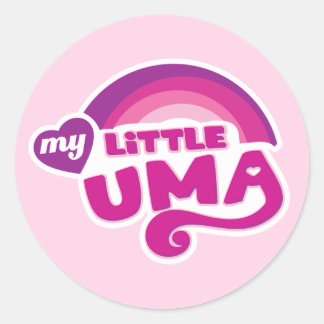 Sticker Rond UmaMusume : Mon petit Uma