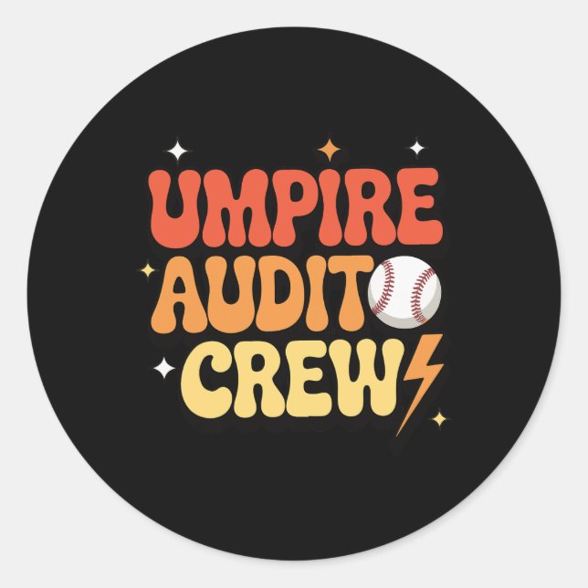 Sticker Rond Umpire Audit Crew _1  (Devant)