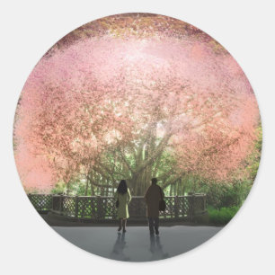 Sticker Rond Un an s'est écoulé en une seule journée