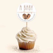 Un Bébé Brasse Du Baby shower De Café
