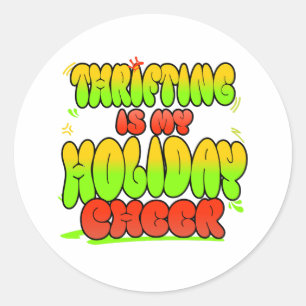 Sticker Rond Un cadeau fabuleux pour ceux qui aiment la folie