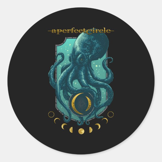 Sticker Rond Un cercle parfait - Â€"Moon Oracle (Devant)