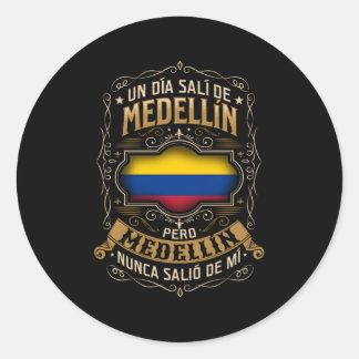 Sticker Rond Un DãA Salã De MedellãN Pero MedellãN No Saliã³