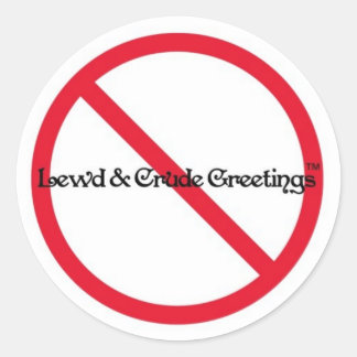 Sticker Rond Un de nos logos originaux