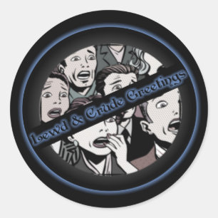 Sticker Rond Un De Nos Nouveaux Logos