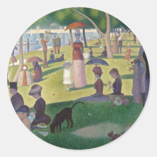 Sticker Rond Un dimanche après-midi sur l'île de La Grande Jatt