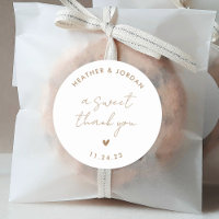 Un doux Merci Mariage or Sweet Favoriser