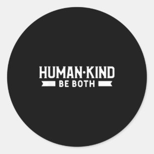 Sticker Rond Un Être Humain Soit À La Fois Une Belle Inspiratio