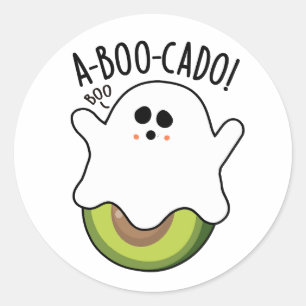 Sticker Rond Un jeu d'Avocado amusant