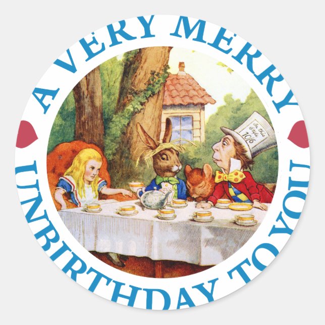 STICKER ROND UN JOLI ANNIVERSAIRE POUR VOUS (Devant)