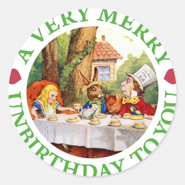 STICKER ROND UN JOLI ANNIVERSAIRE POUR VOUS ! (Devant)