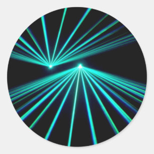Sticker Rond Un Laser Show