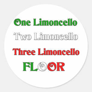 Sticker Rond Un Limoncello