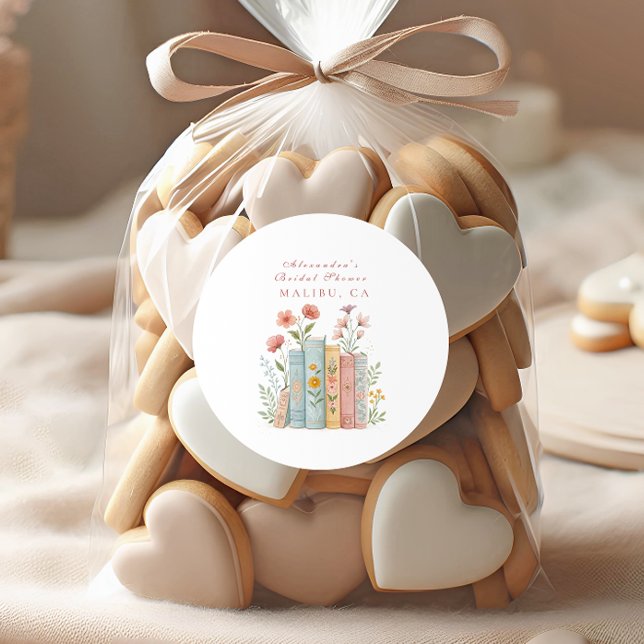 Sticker Rond Un nouveau chapitre Pastel Book Garden (Créateur téléchargé)