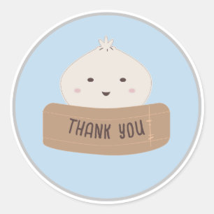 Sticker Rond Un petit boulette est en route Merci