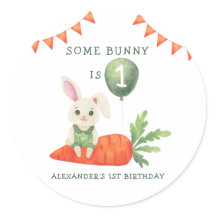 Un petit lapin a un anniversaire