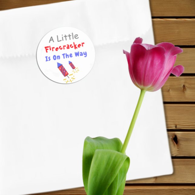 Sticker Rond Un Petit Pétard Est En Route (Créateur téléchargé)