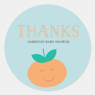 Sticker Rond Un peu de mignon est en route grâce aux autocollan