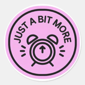 Sticker Rond Un peu extra