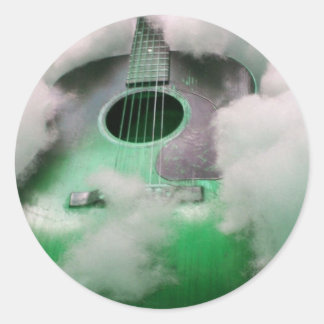 Sticker Rond un rêve en vert