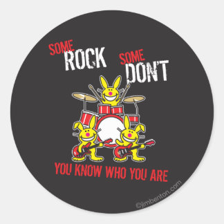 Sticker Rond Un rocher