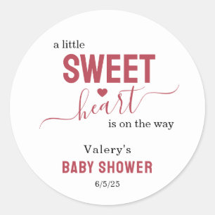 Sticker Rond Une Baby Shower pour un petit amour