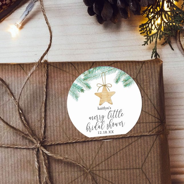 Sticker Rond Une charmante petite fête de mariage (Créateur téléchargé)