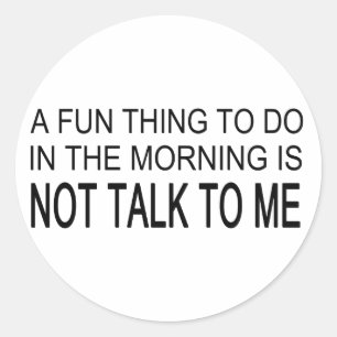 Sticker Rond Une Chose Amusante À Faire