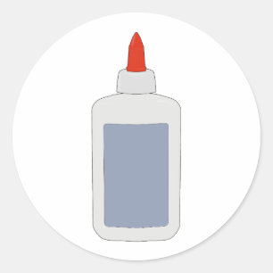 Sticker Rond Une colle vintage de l'école des années 80, 90