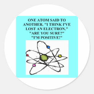 Sticker Rond Une grande conception de physique