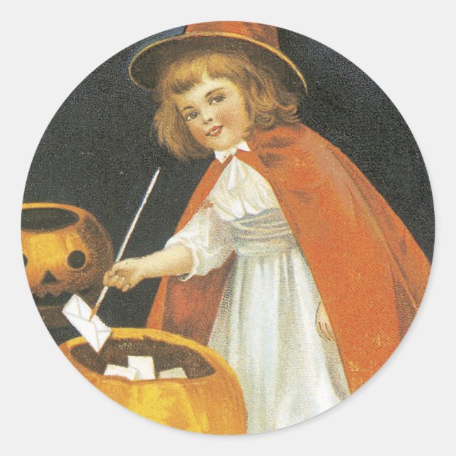 Sticker Rond Une Halloween Jolley (Devant)