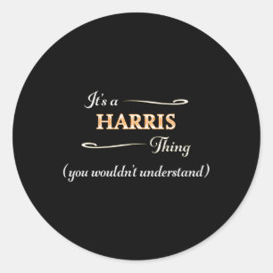 Sticker Rond Une Harris Thing Kamala Harris 2024 Election Anti