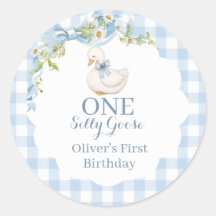 Une invitation d'anniversaire vintage One Silly Go