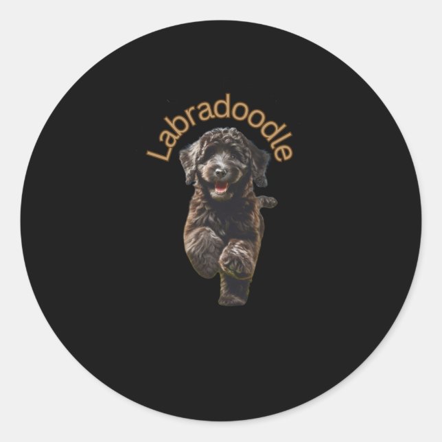 Sticker Rond Une Maison N'Est Pas Une Maison Sans Bâton De Labr (Devant)