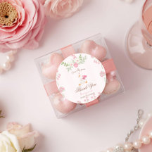 Une Oie Folle Vintage Canard Rose 1er Anniversaire