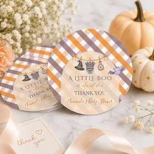 Sticker Rond Une petite fée Halloween Linge de bébé Shower