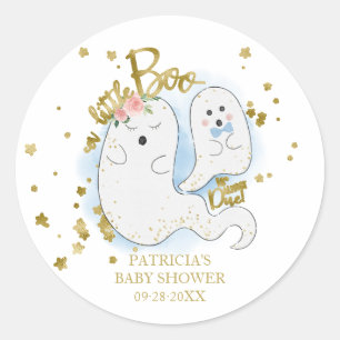 Sticker Rond Une petite fête d'Halloween adorable pour un bébé 