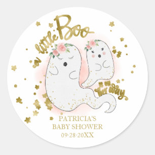 Sticker Rond Une petite fille Halloween mignonne à croquer pour
