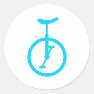 Sticker Rond Unicycle