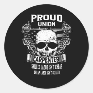 Sticker Rond Union Carpenter