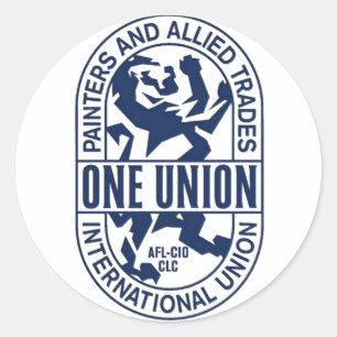 Sticker Rond Union internationale des peintres et métiers allié