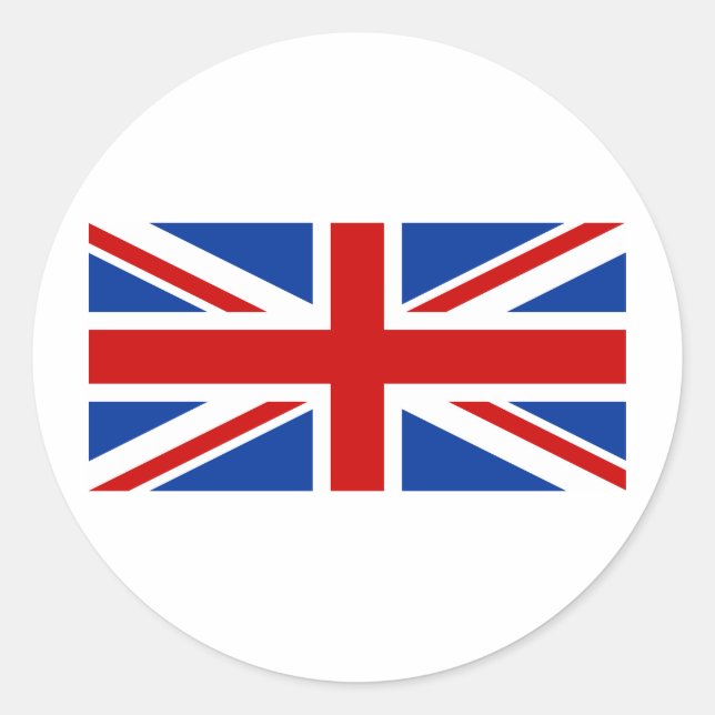Sticker Rond Union Jack (Devant)