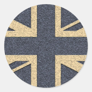 Sticker Rond Union Jack