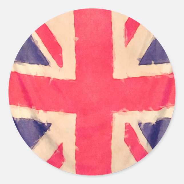 STICKER ROND UNION JACK (Devant)