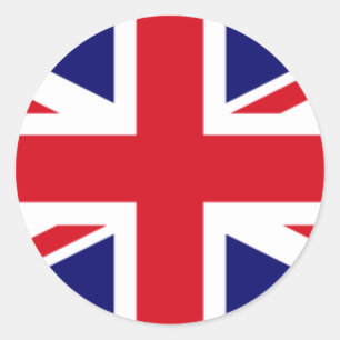 Sticker Rond Union Jack
