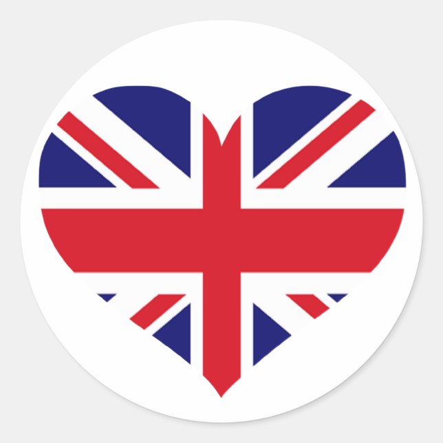 Sticker Rond UNION JACK britannique (Devant)